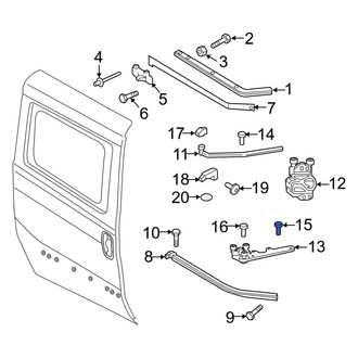 Ram OE - Lower Door Hinge Bolt