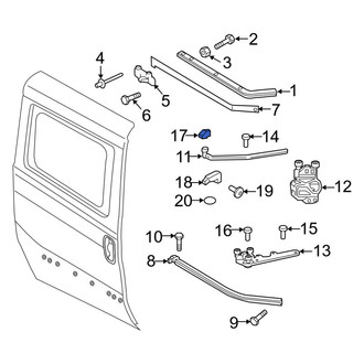 Ram OE - Left Sliding Door Stop Bumper