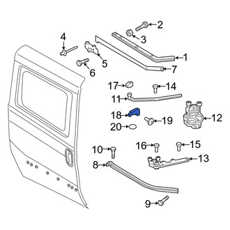 Ram OE - Left Sliding Door Stop Bumper