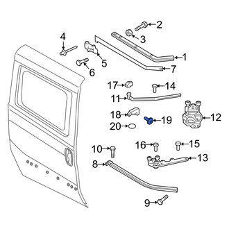 Ram OE - Lower Door Hinge Bolt