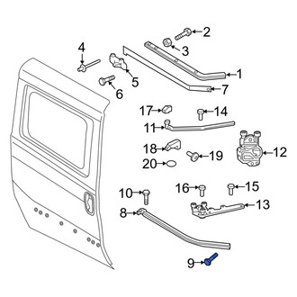 Ram OE - Lower Door Hinge Bolt