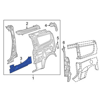 Ram OE - Right Lower Floor Sill