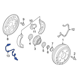 Ram OE - Rear ABS Wheel Speed Sensor