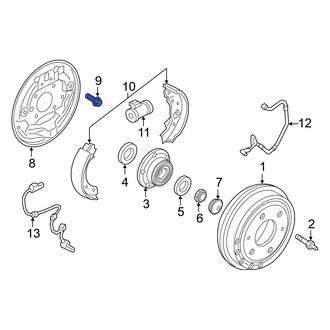 Ram OE - Brake Backing Plate Bolt