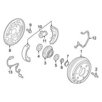 Ram OE - Rear Suspension - Brake Components