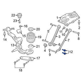 Ram OE - Lower Radius Arm Bolt