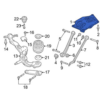 Ram OE - Rear Suspension Subframe Crossmember
