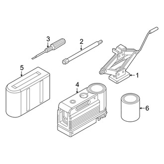 Ram OE - Rear Body & Floor - Spare Tire Carrier