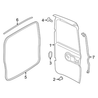 Ram OE - Back Door - Door & Components