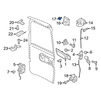 Ram OE - Right Door Latch Clip