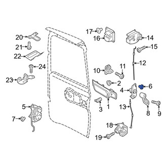 Ram OE - Left Door Latch Screw