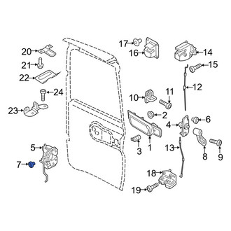 Ram OE - Left Door Latch Screw