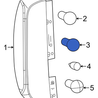 Ram OE - Rear Tail Light Bulb
