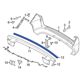 Ram OE - Rear Bumper Impact Absorber