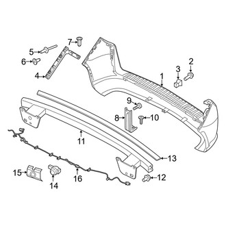 Ram OE - Rear Bumper - Bumper & Components