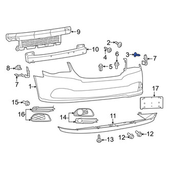 Ram OE - Bumper Cover Screw