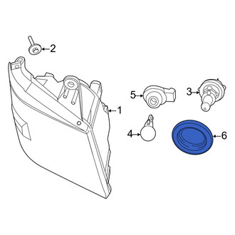 Ram OE - Headlight Bulb Cap