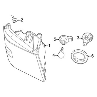 Ram OE - Front Lamps - Headlamp Components