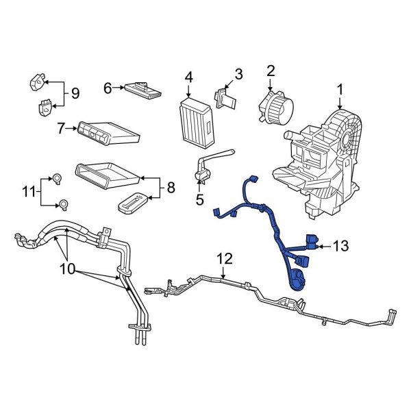 HVAC System Wiring Harness