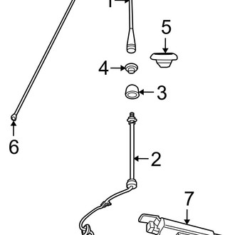 Ram OE - Electrical - Antenna (W/O Satellite Radio)