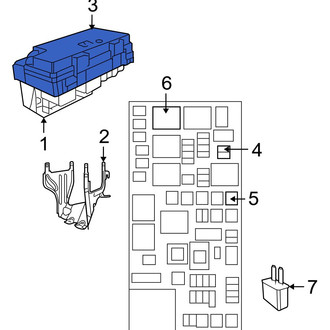Ram OE - Upper Fuse and Relay Center Cover