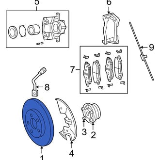 Ram OE - Rear Disc Brake Rotor