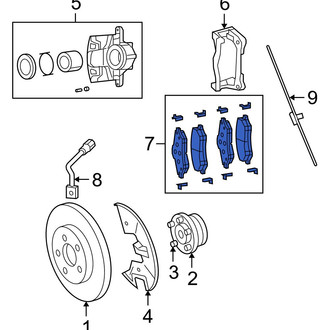 Ram OE - Front Disc Brake Pad Set