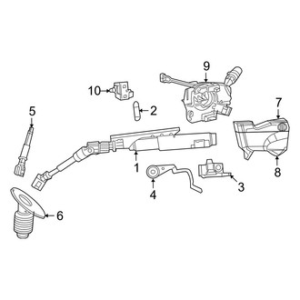 Ram OE - Steering Column - Shroud, Switches & Levers