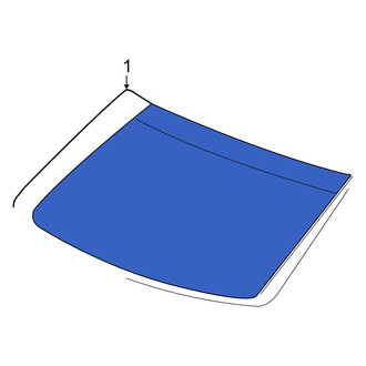 Ram OE - Front Left Windshield Molding