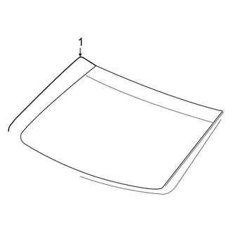 Ram OE - Windshield - Reveal Moldings