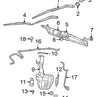 Ram OE - Windshield - Wiper & Washer Components