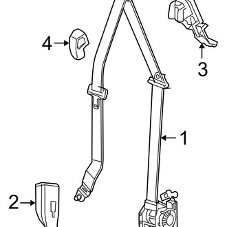 Ram OE - Restraint Systems - Front Seat Belts (Front Row)