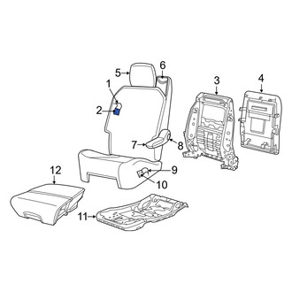 Ram OE - Center Seat Back Cushion
