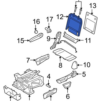 Ram OE - Center Seat Back Frame