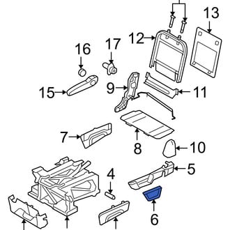 Ram OE - Center Left Seat Trim Panel