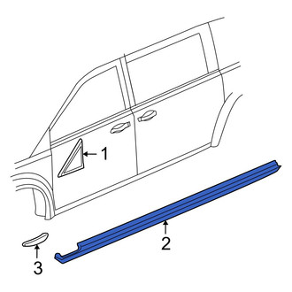Ram OE - Left Rocker Panel Guard