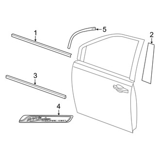 Ram OE - Front Door - Exterior Trim