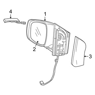 Ram OE - Front Door - Outside Mirrors (With Body Color, With Power Fold)