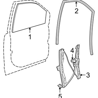 Ram OE - Front Door - Glass & Hardware