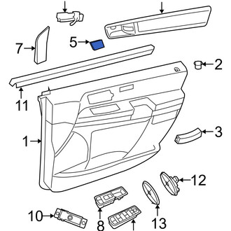 Ram OE - Inner Door Interior Trim Panel Cap