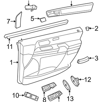 Ram OE - Front Door - Interior Trim