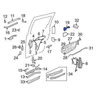 Ram OE - Right Center Sliding Door Roller