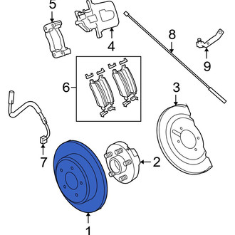 Ram OE - Rear Disc Brake Rotor