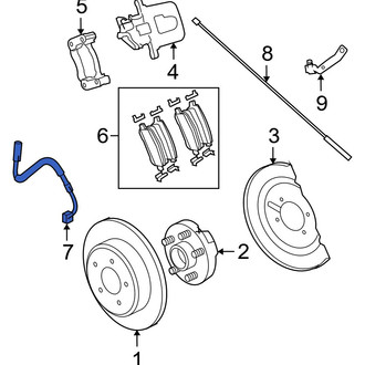 Ram OE - Rear Left Brake Hydraulic Hose