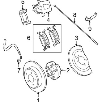 Ram OE - Rear Suspension - Brake Components
