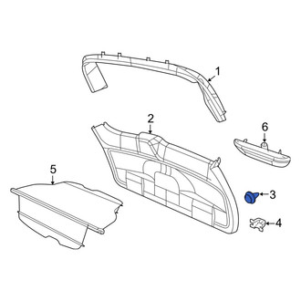 Ram OE - Liftgate Trim Cover Clip
