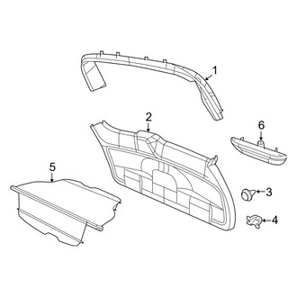 Ram OE - Lift Gate - Interior Trim