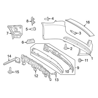 Ram OE - Rear Bumper - Bumper & Components