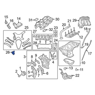 Ram OE - Left Engine Timing Chain Tensioner