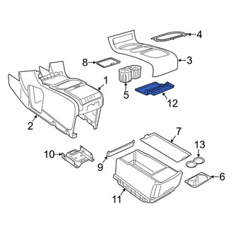Ram OE - Front Console Mat